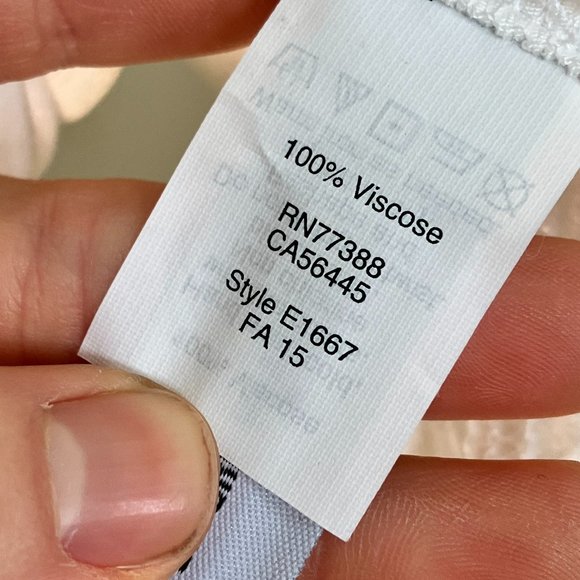 Madewell NWT anthem long sleeve v-neck tee white size medium - Picture 5 of 8